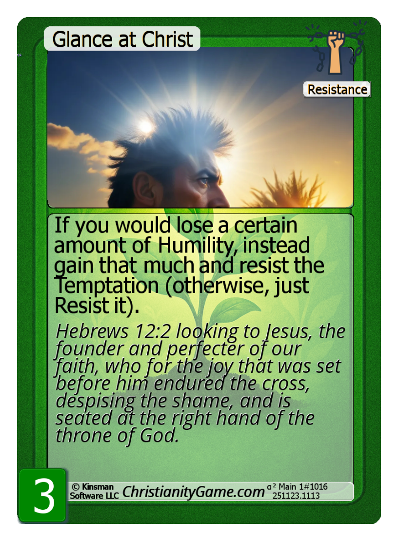 Glance at Christ